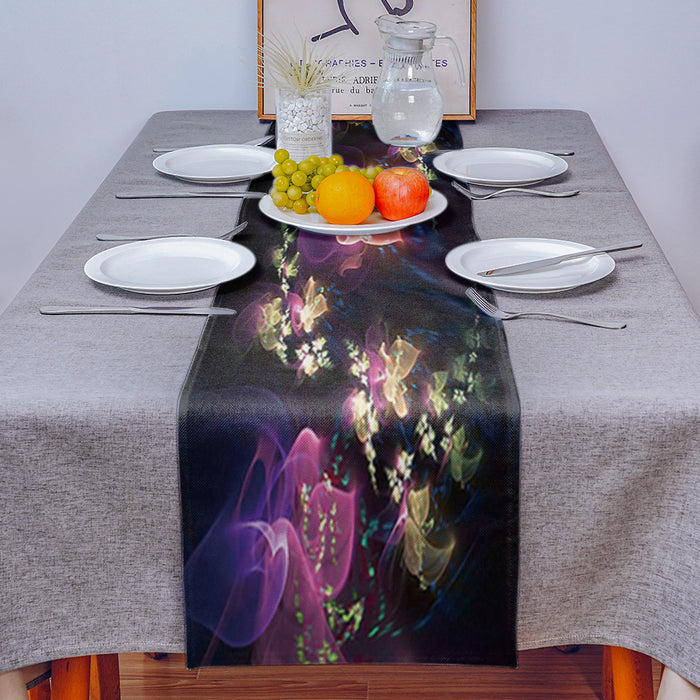 Colorful Flowers Rectangle Tablecloth - LeobonZone