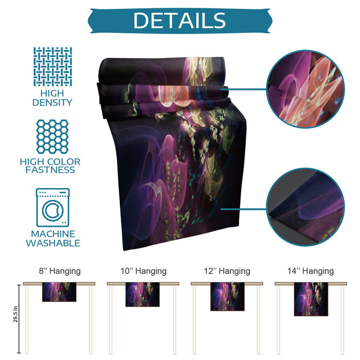 Colorful Flowers Rectangle Tablecloth - LeobonZone