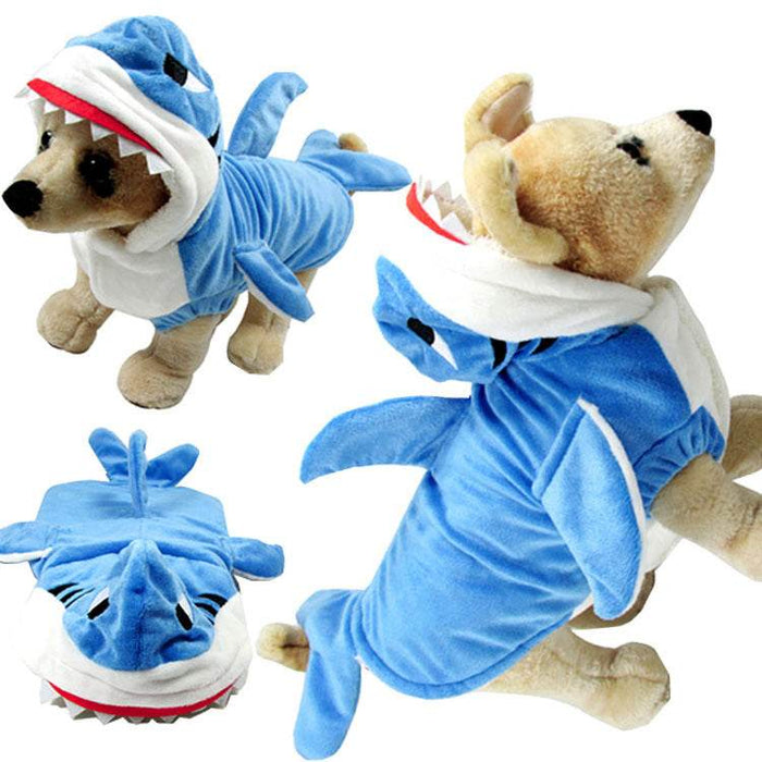 Comfy Cozy Shark Suit for Pets - Goodlifebean Toys & Games