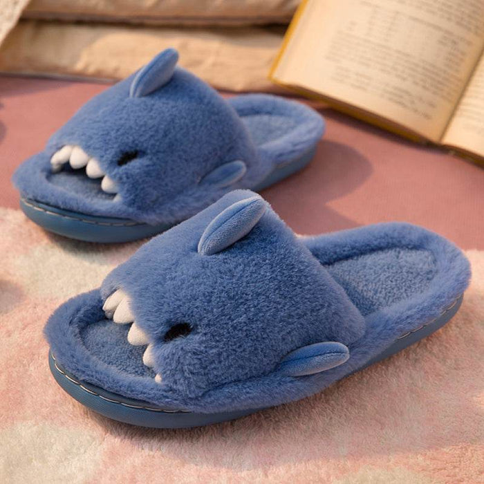 Comfyt: Comfy Plush Shark Slippers - Goodlifebean Shoes