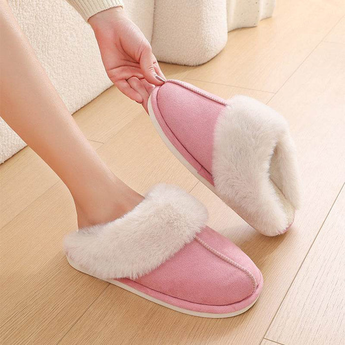 Coziest Cloud Haven: Fuzzy Warm Slippers - Goodlifebean Shoes