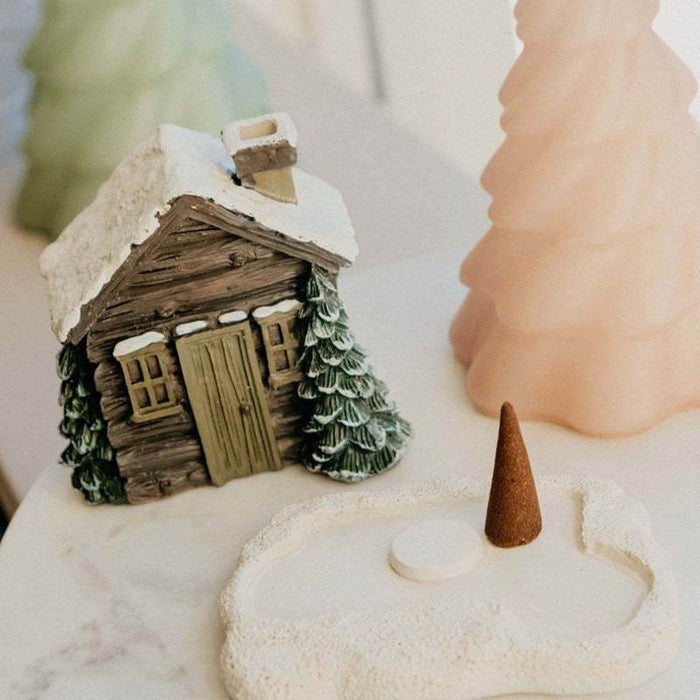 Cozy Cabin Incense Burner - Goodlifebean Gifts