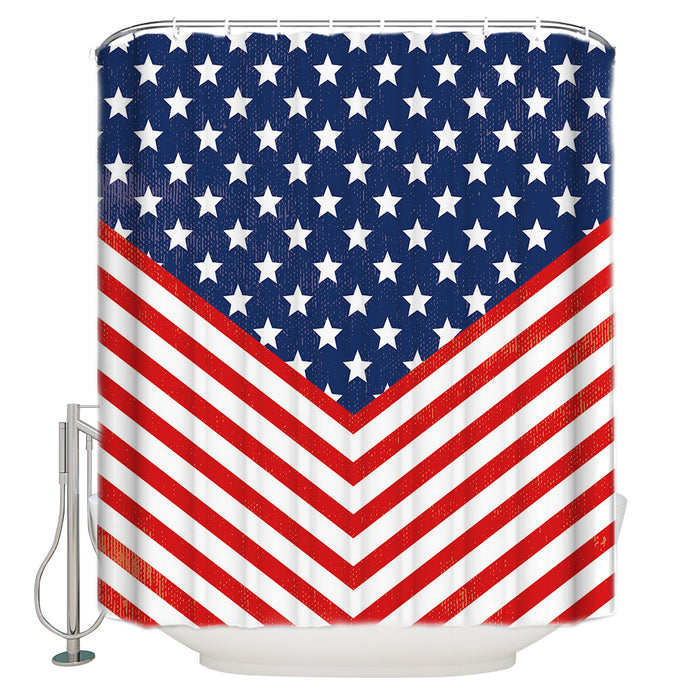 Creative flag of Independence Day Shower Curtain - LeobonZone