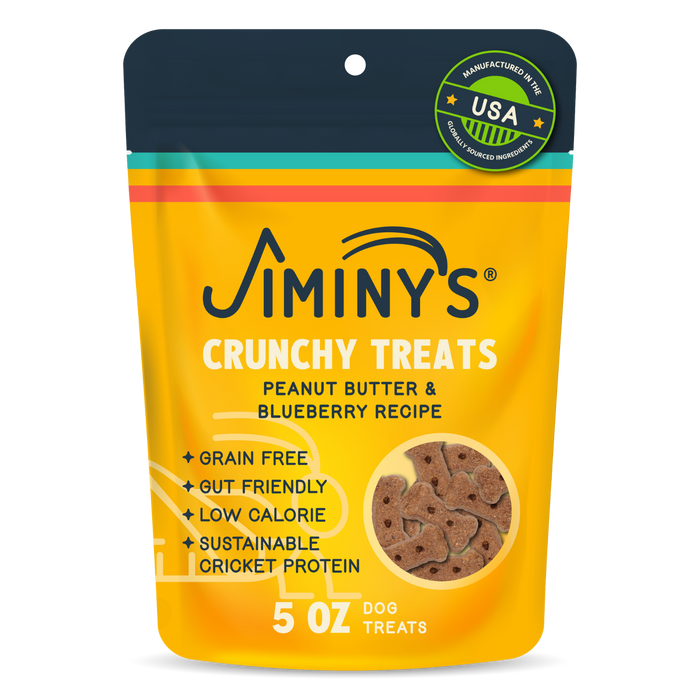 Crunchy Dog Treats Peanut Butter, Flaxseed & Blueberry Recipe
