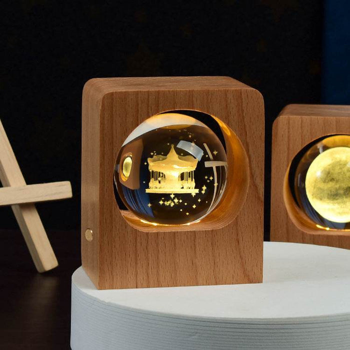 Crystal ball Night Light - Goodlifebean Lamps