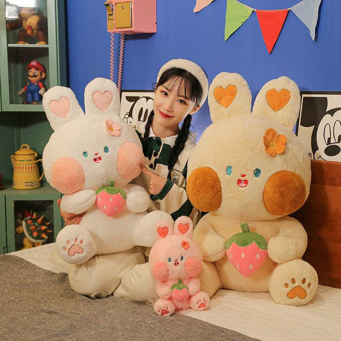 CuddleBun Kawaii Bunny Plushie - The Softest Huggable Rabbit - Goodlifebean Stuffed Animals