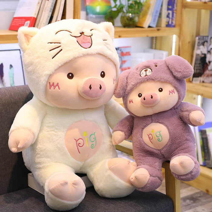 Cuddly Cutie: Giant Piggy Plushie - Goodlifebean Stuffed Animals
