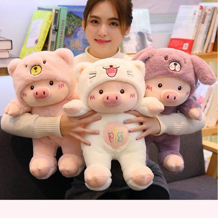 Cuddly Cutie: Giant Piggy Plushie - Goodlifebean Stuffed Animals