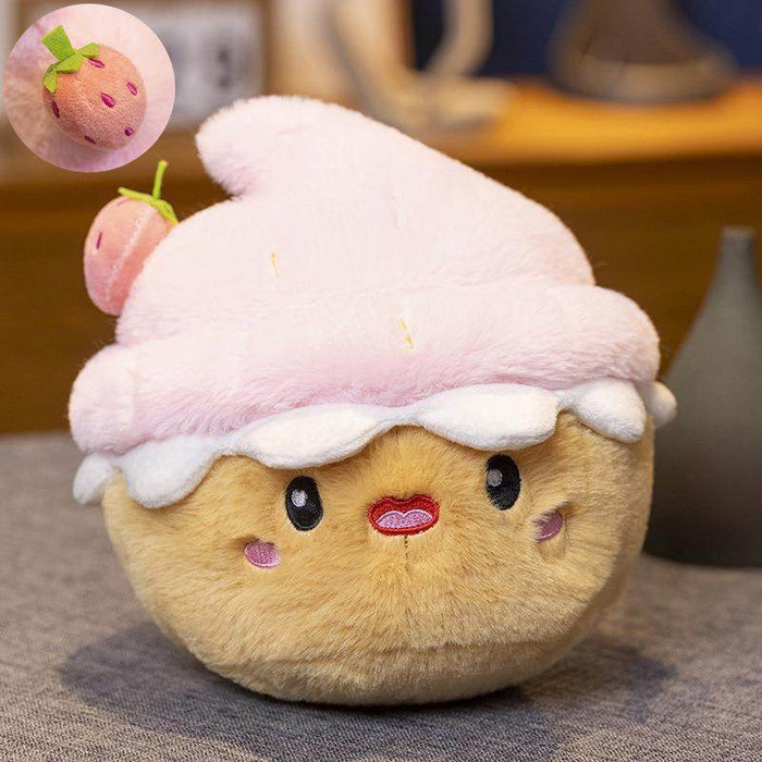 Cupkimo: Kawaii Birthday Cake Plushie - Goodlifebean Stuffed Animals