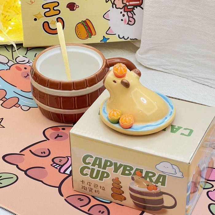 Cute Capybara Mug | Kawaii Mug - Goodlifebean plush