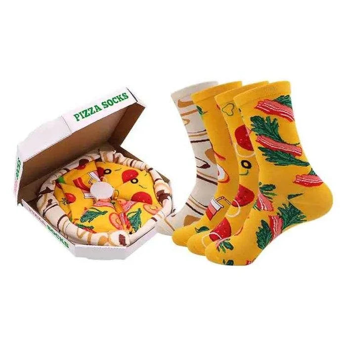 Cute Cozy Pizza Socks - Goodlifebean socks