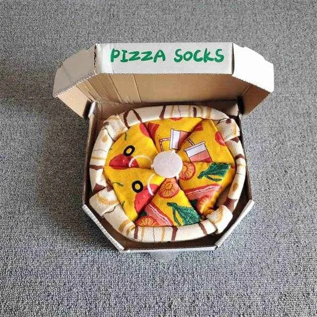 Cute Cozy Pizza Socks - Goodlifebean socks