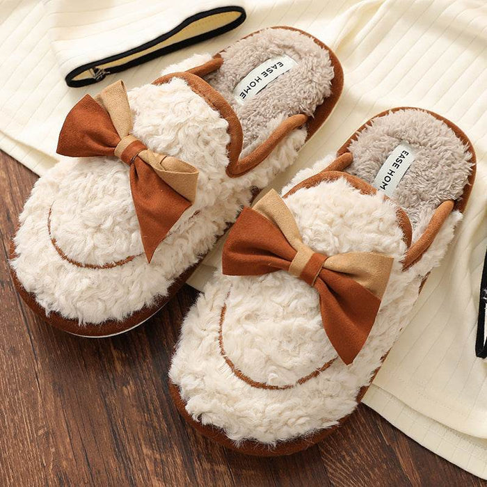 Cute Fuzzy Warm Indoor Slippers - Goodlifebean Shoes