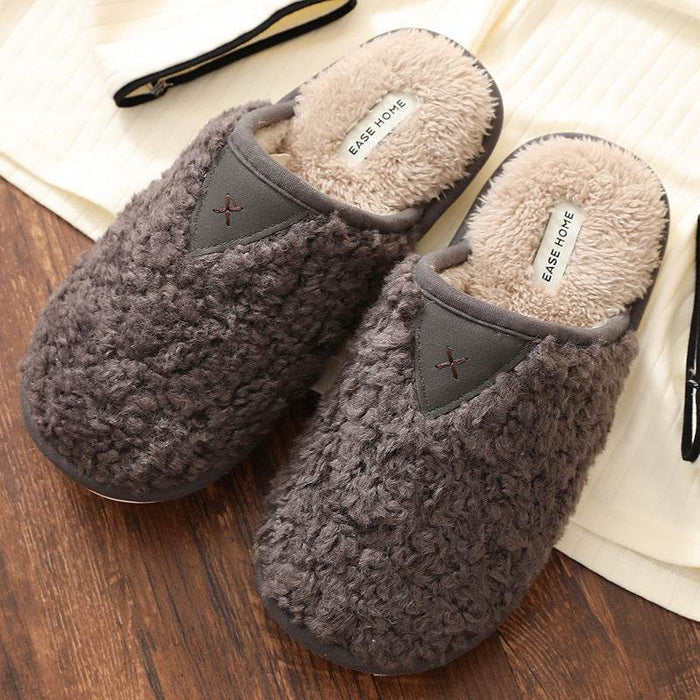 Cute Fuzzy Warm Indoor Slippers - Goodlifebean Shoes