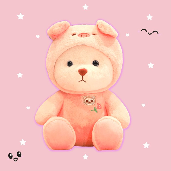 Cute Fuzzy Wuzzy Teddy Bear Plushie - Goodlifebean Stuffed Animals