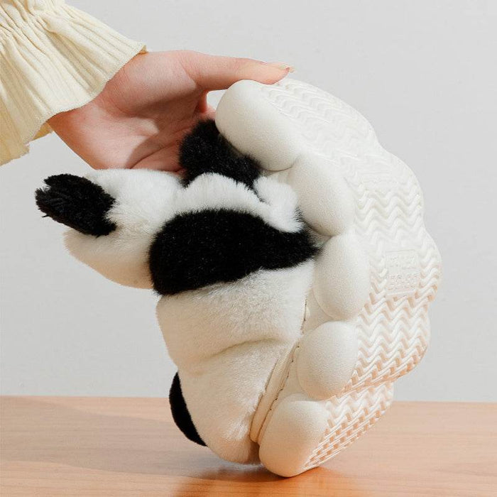 Cute Panda Plush Indoor Warm Slippers - Goodlifebean Shoes