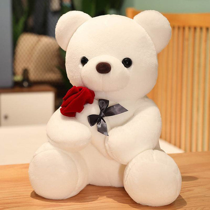 Cute Teddy Rose Plushie - Goodlifebean Gifts