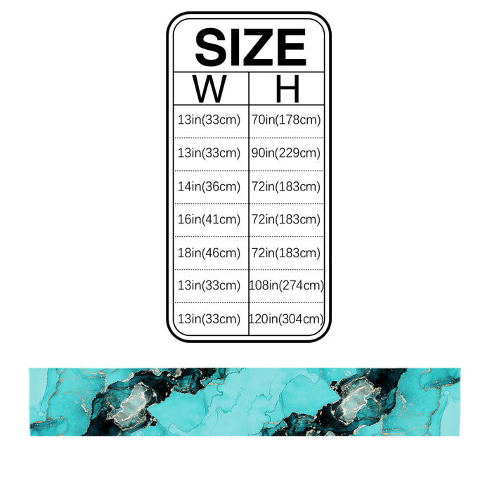 Deep Green Marble Texture in Phnom Penh Table Runner Place Mats - LeobonZone