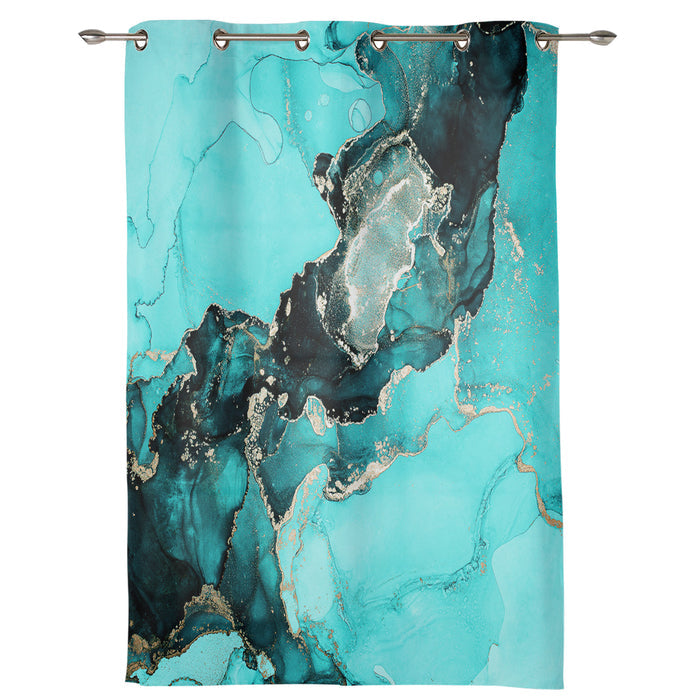 Deep Green Marble Texture in Phnom Penh window curtains - LeobonZone