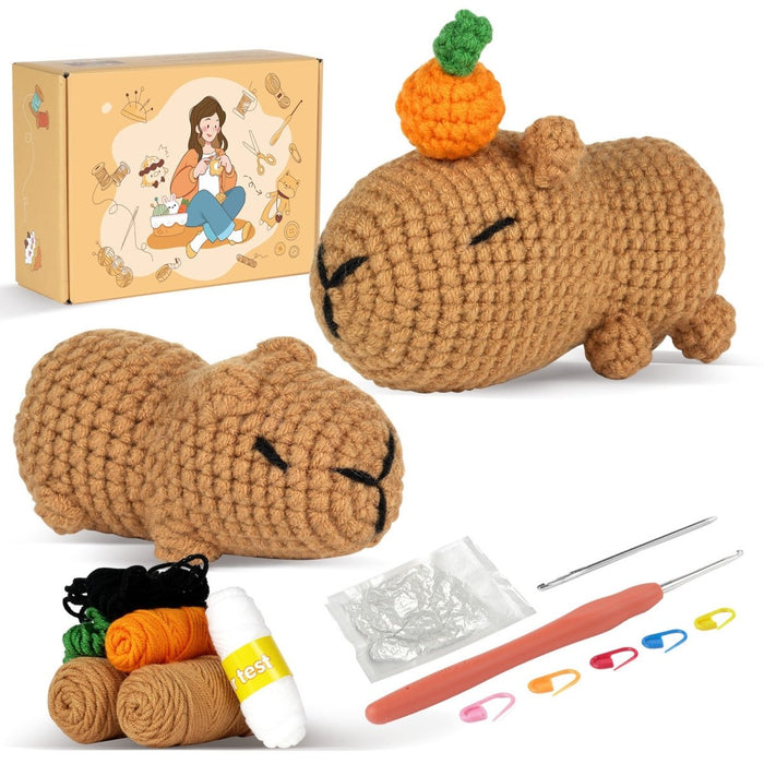 DIY Capybara Crochet - Goodlifebean Activity Toys