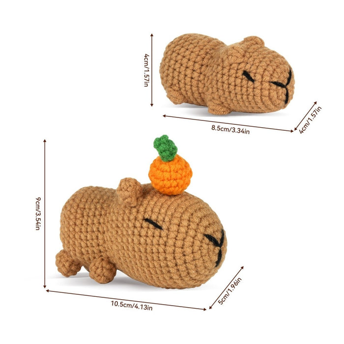 DIY Capybara Crochet - Goodlifebean Activity Toys