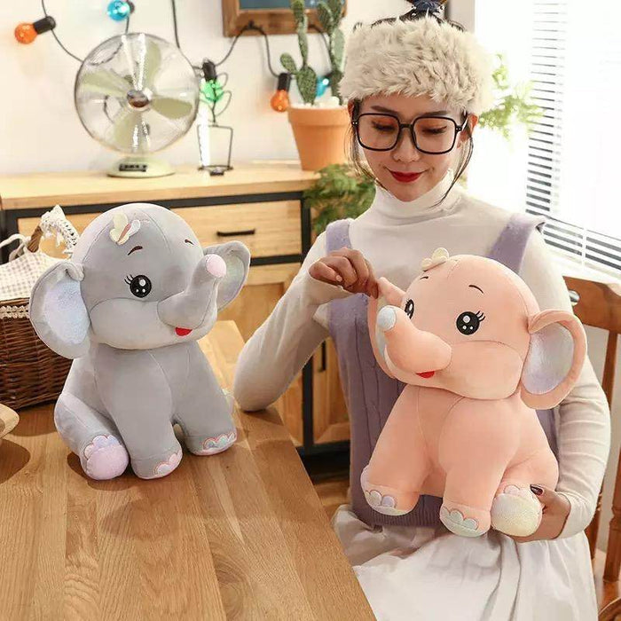 Elli: Giant Stuffed Elephant Plush - Goodlifebean Stuffed Animals