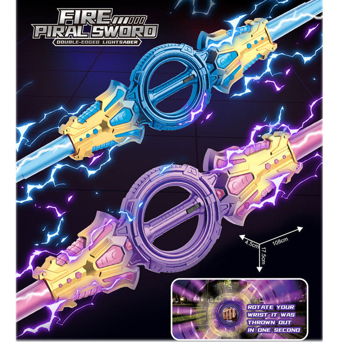 Fire spiral sword