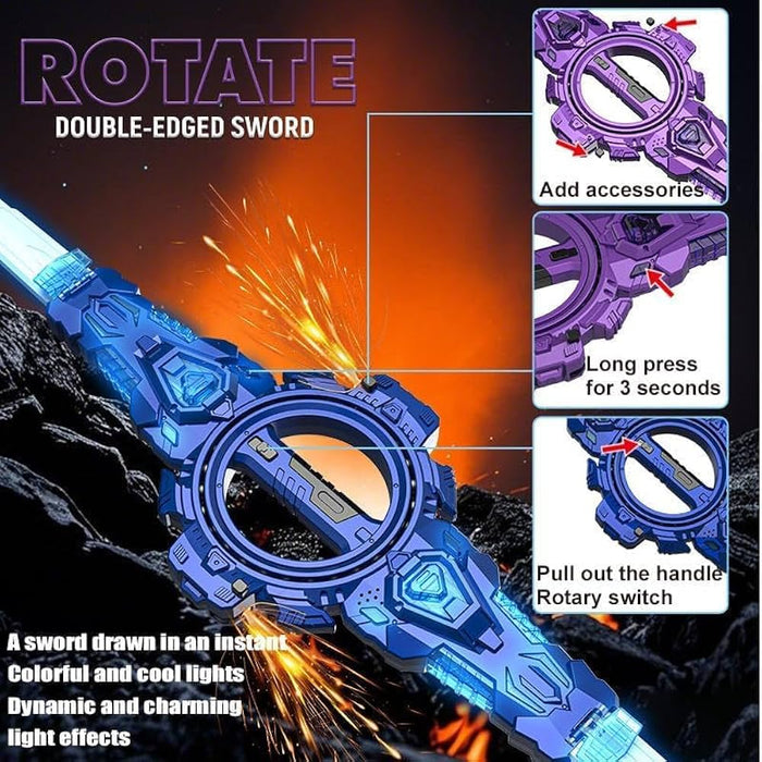 Fire spiral sword