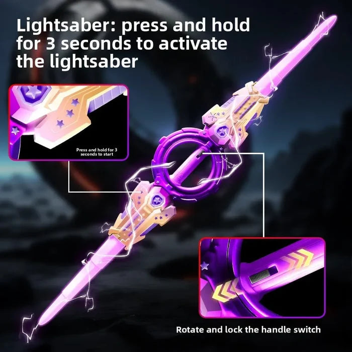 Fire spiral sword