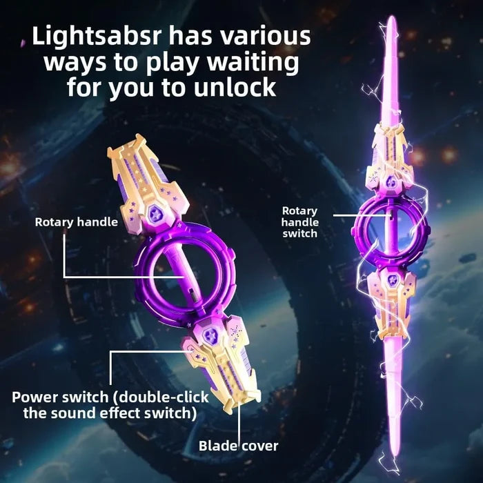 Fire spiral sword