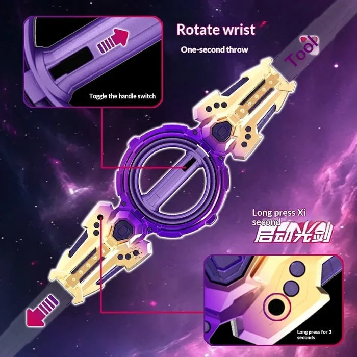 Fire spiral sword