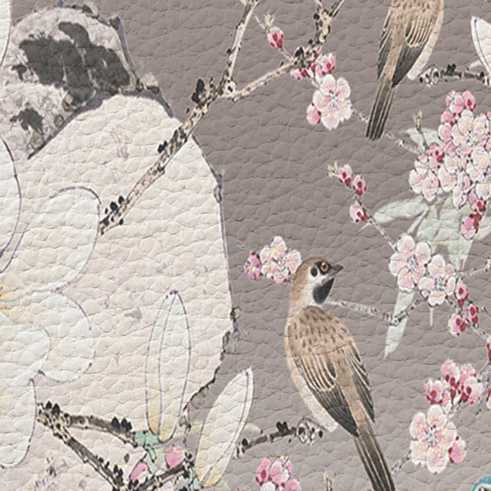 Flowers And Birds In China Leather Mat Soft Non-Slip Waterproof  Doormat - LeobonZone