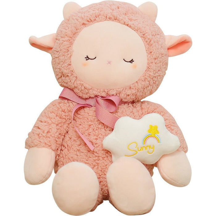 FluffiLamb | Snuggly Kawaii Lamb Plushie – Fuzzy Soft Stuffed Animal - Goodlifebean Stuffed Animals