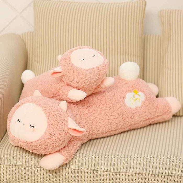 FluffiLamb | Snuggly Kawaii Lamb Plushie – Fuzzy Soft Stuffed Animal - Goodlifebean Stuffed Animals