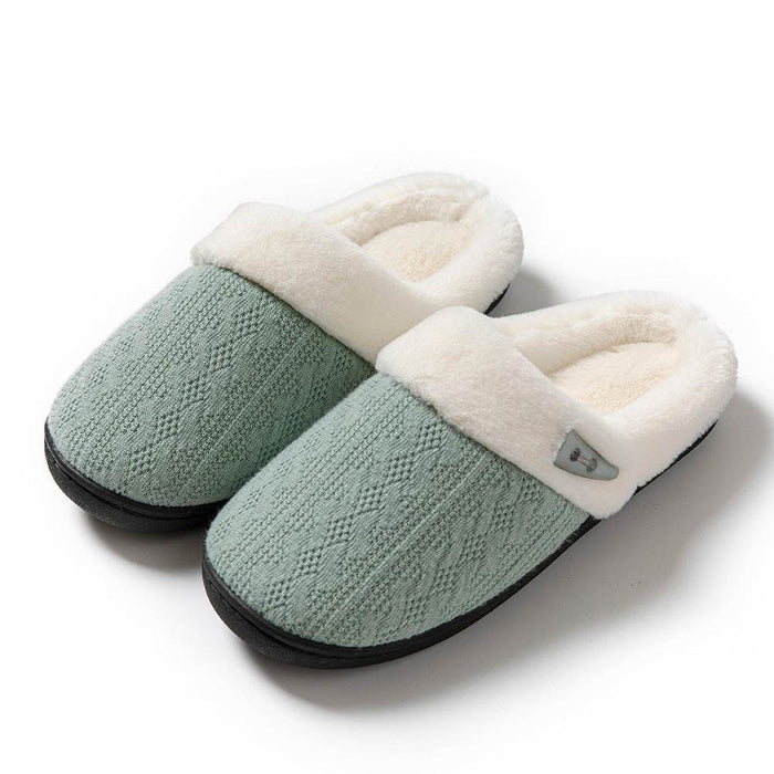 FluffKnit Cozy Plush Slippers | Fluffy Indoor Slippers - Goodlifebean Shoes