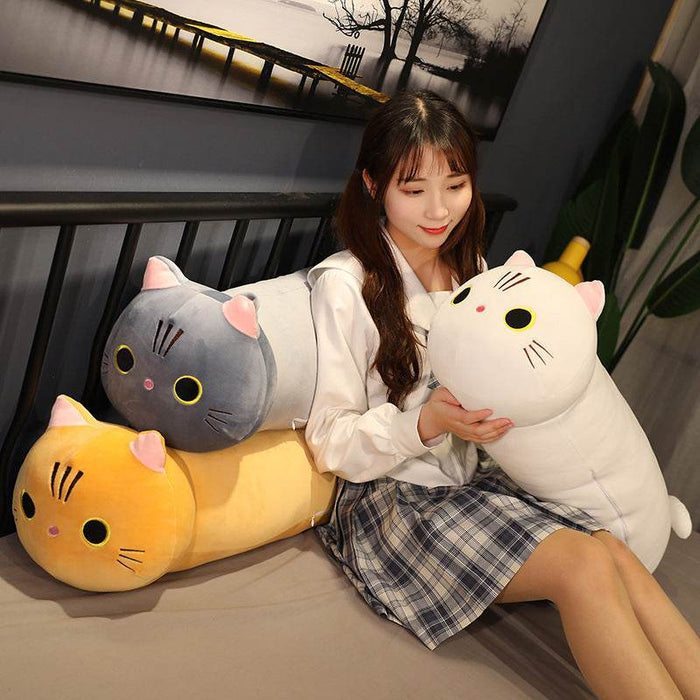 Fluffy Kawaii Cat Plushie - Goodlifebean Stuffed Animals