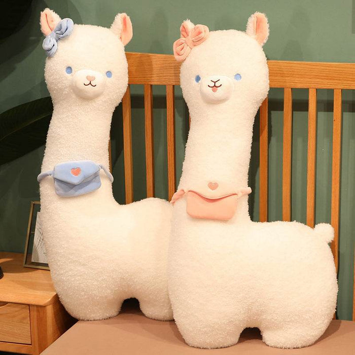 FluffyPaca: Kawaii Alpaca Plushie | Stuffed Animal Alpaca | Body Pillow Plush - Goodlifebean Stuffed Animals