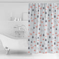 Fresh Flamingo Waterproof Durable Shower Curtain - LeobonZone