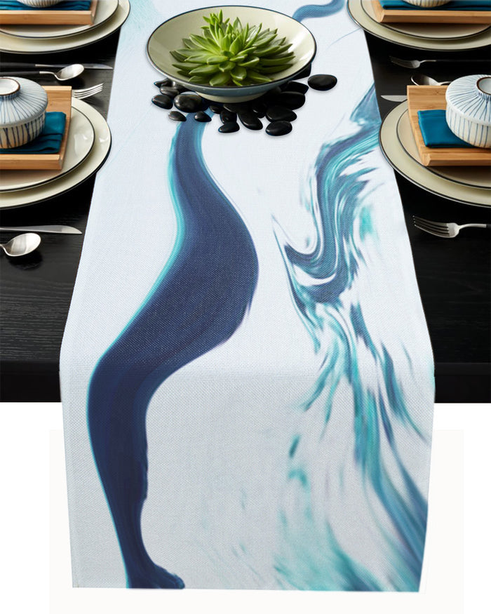 Fresh Water Ripple  Rectangle Tablecloth - LeobonZone