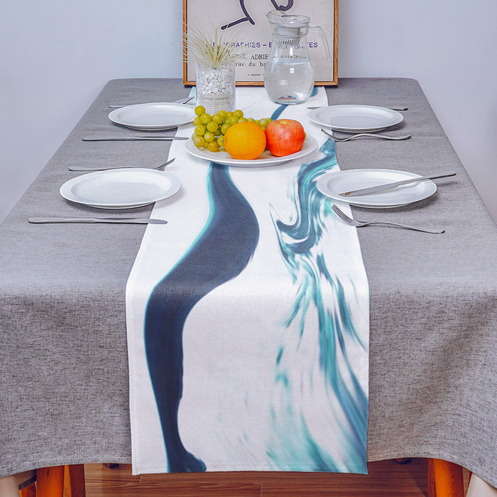 Fresh Water Ripple Table Runner Place Mats - LeobonZone