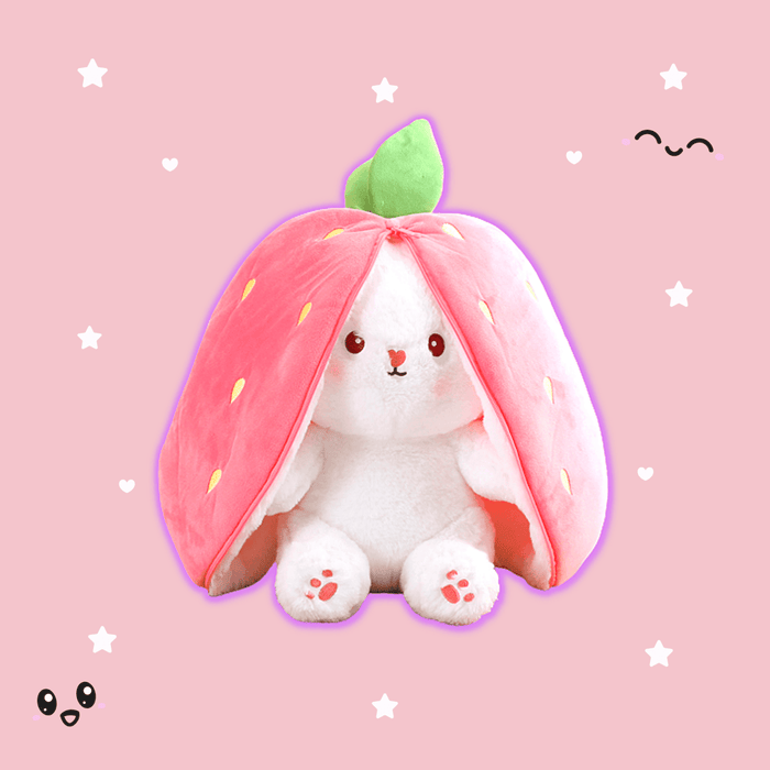 Fruity Floppy: Mini Reversible Bunny Plushie - Goodlifebean Toys & Games
