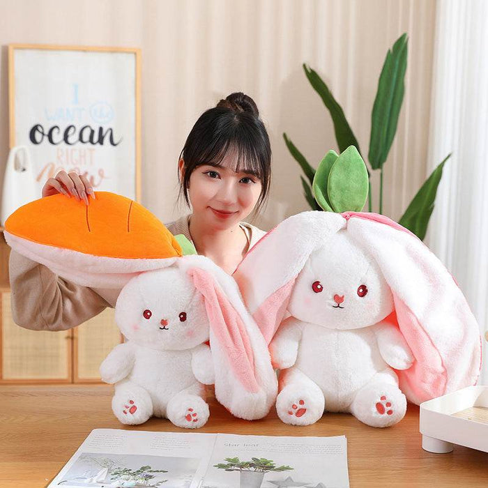 Fruity Floppy: Mini Reversible Bunny Plushie - Goodlifebean Toys & Games