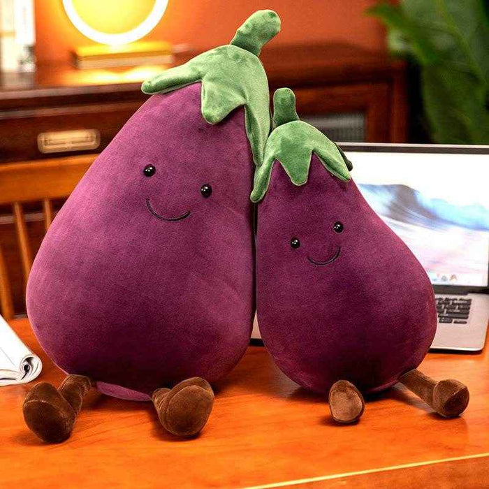 Funny Giant Eggplant Plush - Goodlifebean Stuffed Animals