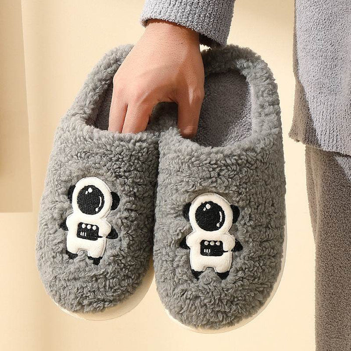 Furry Astro In Space Slippers - Goodlifebean Shoes