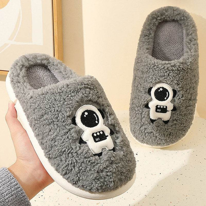 Furry Astro In Space Slippers - Goodlifebean Shoes