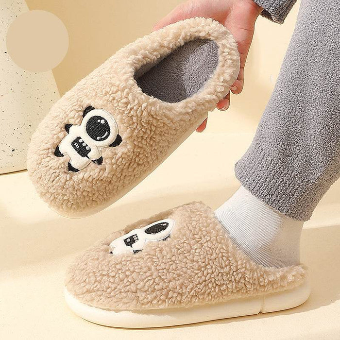 Furry Astro In Space Slippers - Goodlifebean Shoes