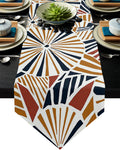 Geometric Umbrella Table Runner Place Mats - LeobonZone