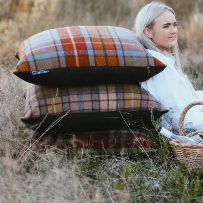 GGCo. Tartan Paddock Pillow™️ (Cover Only) | Camel