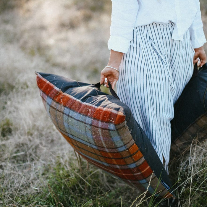 GGCo. Tartan Paddock Pillow™️ (Cover Only) | Navy