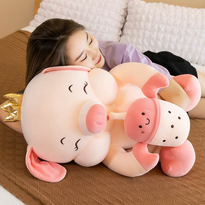 Giant Boba Baby Pig Plush - Goodlifebean Stuffed Animals